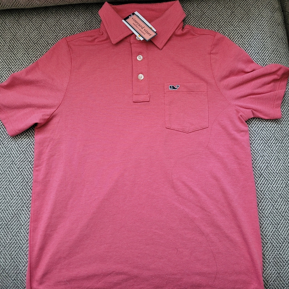 Authentic Boys Vineyard Vines Polo Shirt (sz 8)